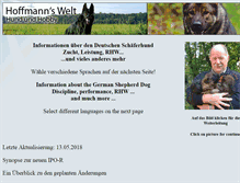 Tablet Screenshot of hoffmannswelt.de